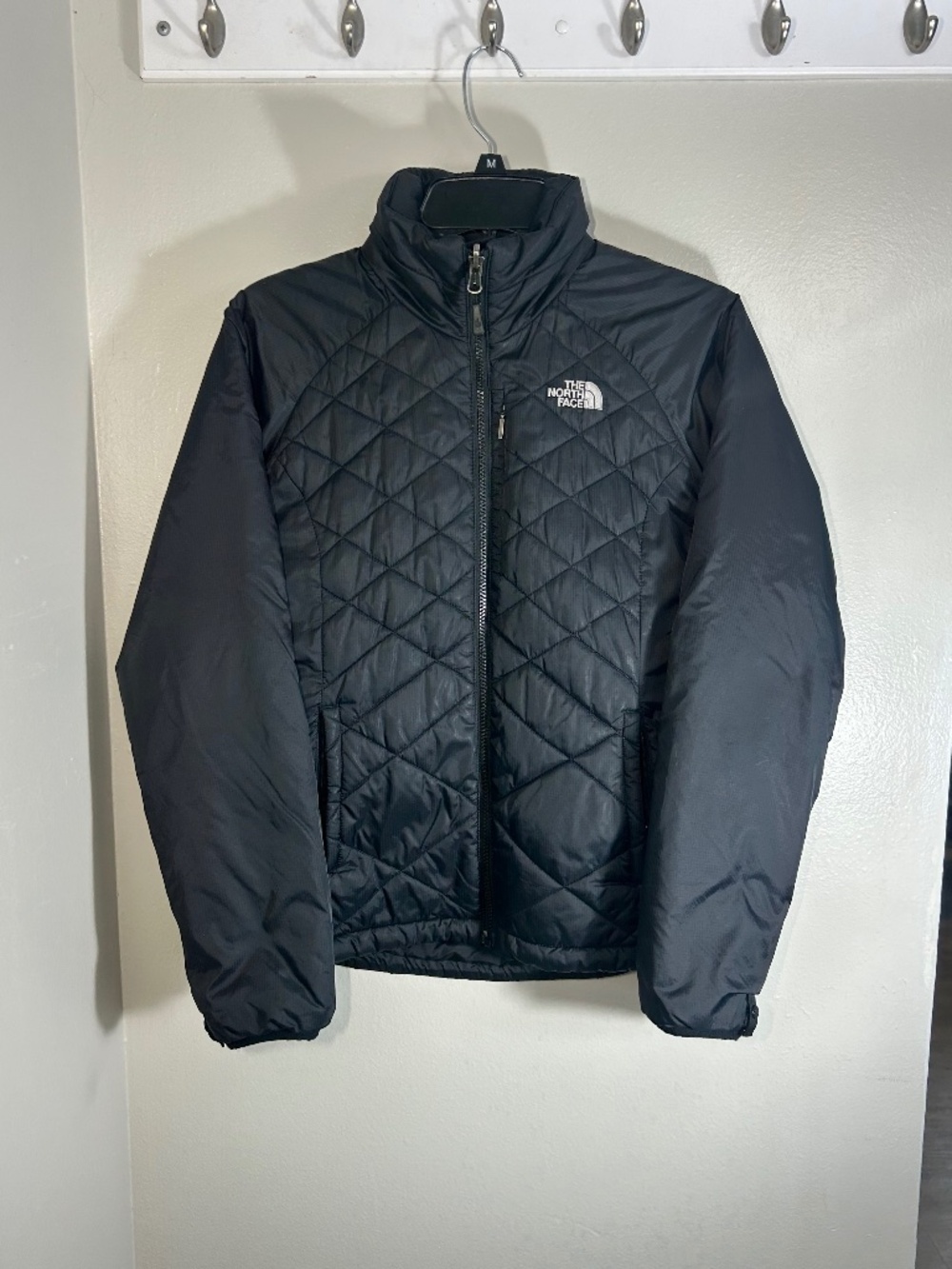 The North Face Women's Primaloft Black Zipper Jacket Size Small Pre-owned